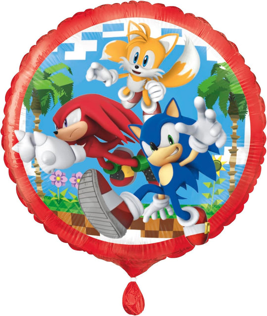 Sonic Party Bundle: Foil & Latex Balloons - Joy in Every Box!