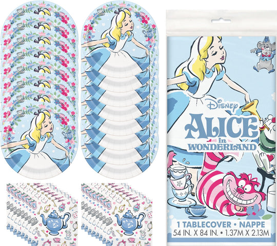 Alice Wonderland Party Bundle - Tableware for Unforgettable Birthdays!