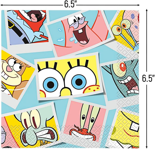 Spongebob Party Bundle: Plates, Napkins, Tablecloth - Ultimate Fun!