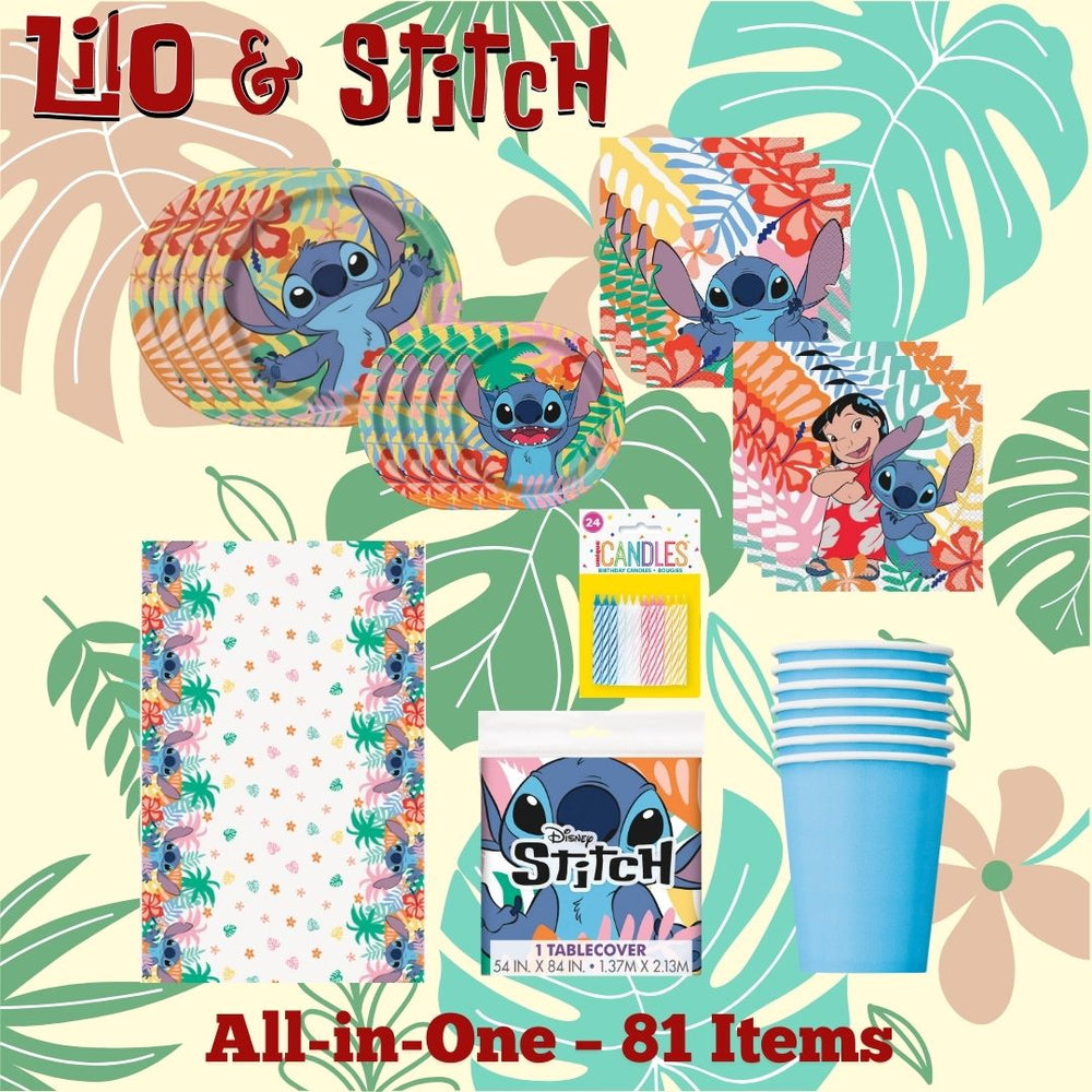 Lilo and Stitch Party Bundle – Complete Supplies for Joyful Celebrations!