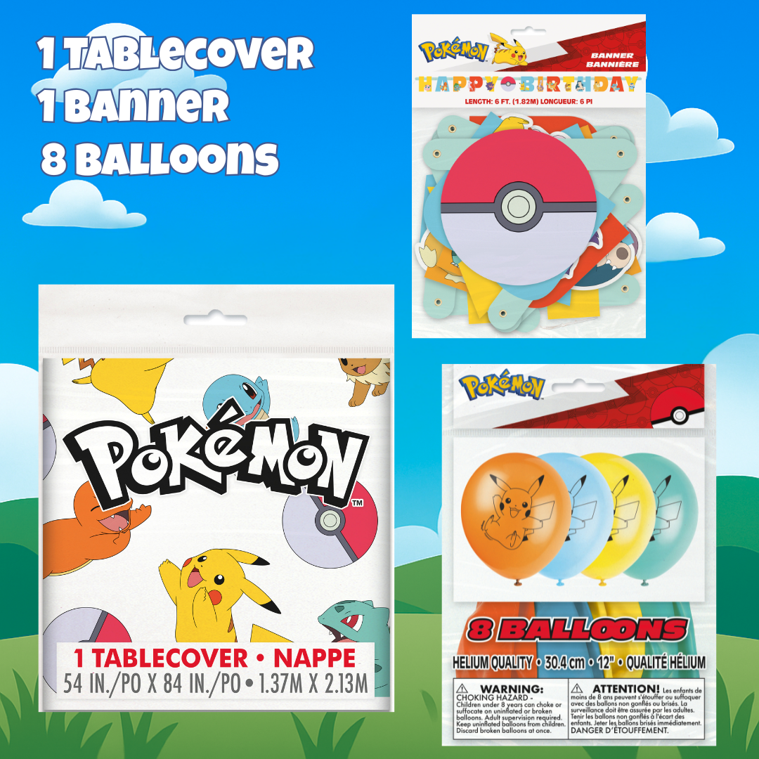Ultimate Pokemon Party Bundle: Unbeatable Fun for Birthday Joy!