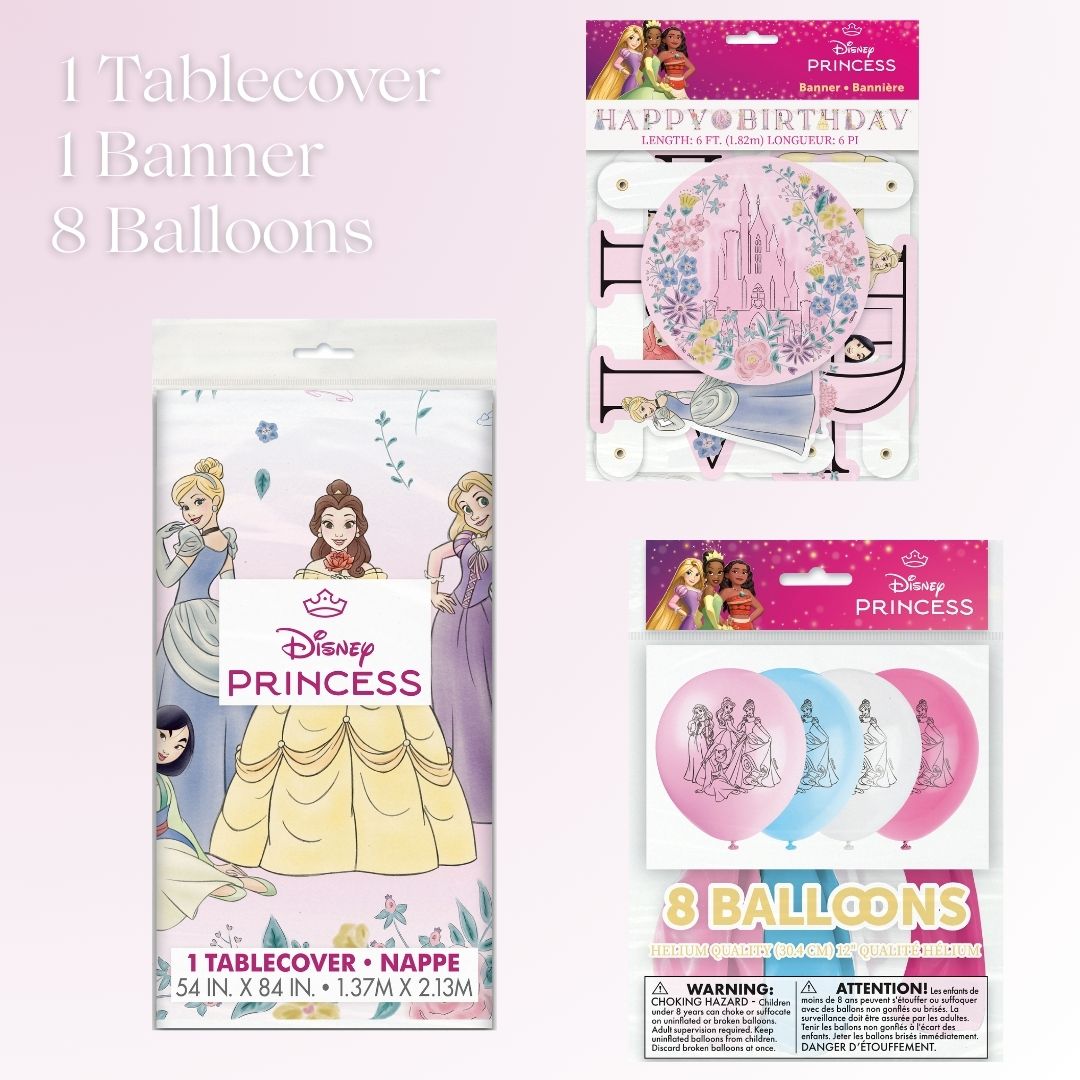Disney Princesses 2 Party Bundle: Effortless Planning, Fun Included!