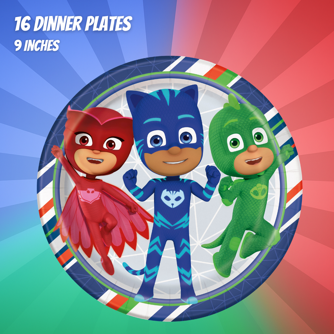 PJ Masks Party Supplies Bundle - Effortless Fun for Unforgettable Birthdays!