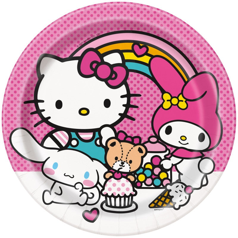 Hello Kitty Party Bundle: Plates, Napkins & Tablecloth - Celebrate with Joy!