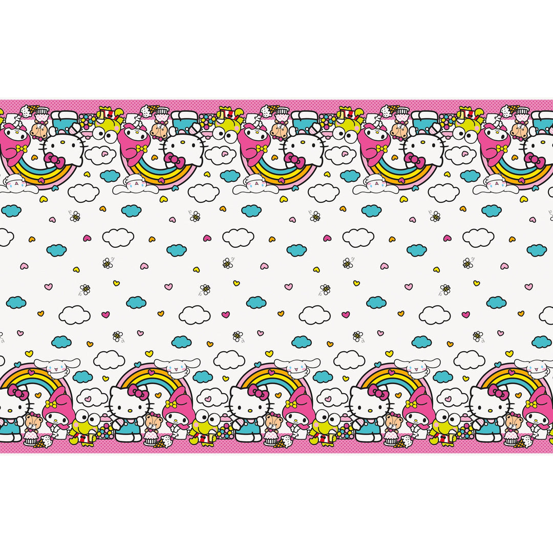 Hello Kitty Party Bundle: Plates, Napkins & Tablecloth - Celebrate with Joy!