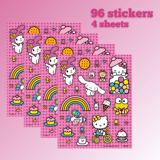 Hello Kitty Party Bundle: Tattoos & Stickers - Ultimate Fun Awaits!