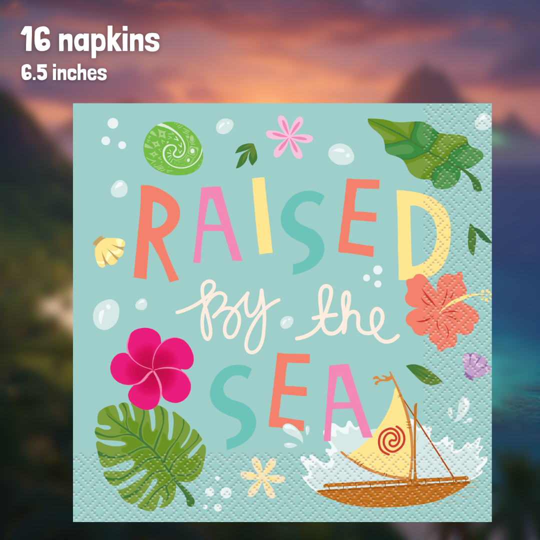 Moana 2 Birthday Party Supplies Bundle, Party Solution Value Pack, 2 Dinner Plates 8ct, Tablecloth 1ct, 16 Luncheon Napkins, Official Licensed, 33 Pc Set