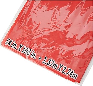 Ruby Red Tablecloth - Easy Setup & Affordable Party Supplies for Birthdays