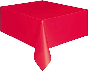 Ruby Red Tablecloth - Easy Setup & Affordable Party Supplies for Birthdays