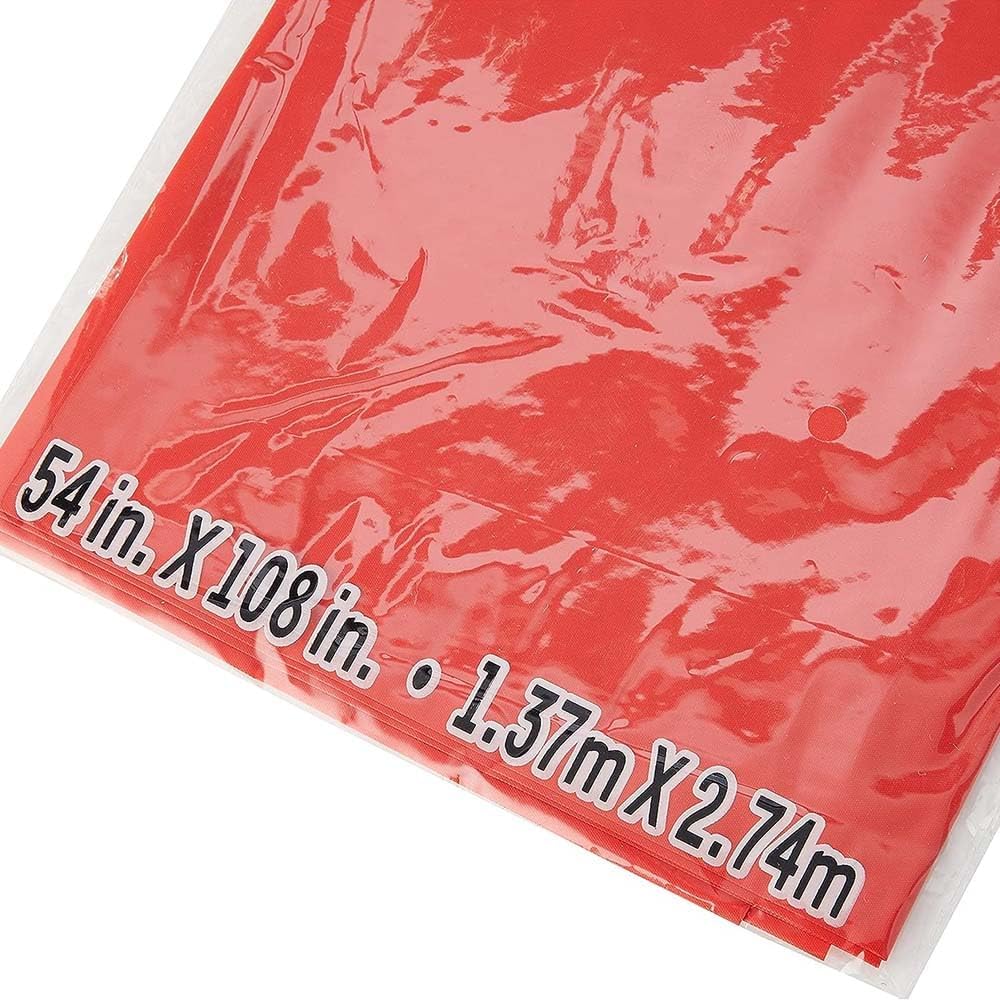 Ruby Red Tablecloth - Easy Setup & Affordable Party Supplies for Birthdays