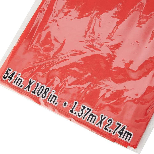 Ruby Red Tablecloth - Easy Setup & Affordable Party Supplies for Birthdays