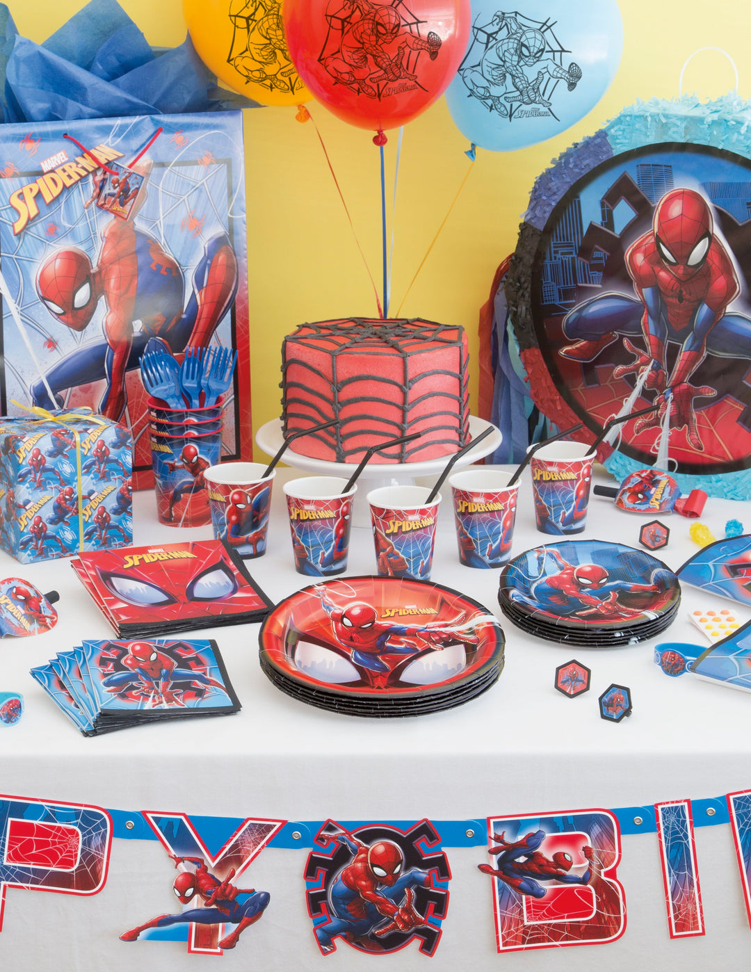 Swing into Action with Spider-Man Round Dinner Plates: Web-Slinging Fun!