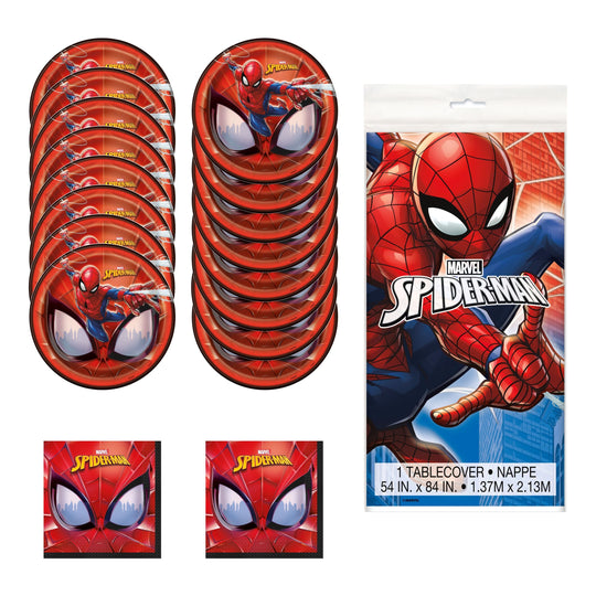Spider-Man Epic Party Bundle: All-in-One Fun with Officially Licensed Supplies