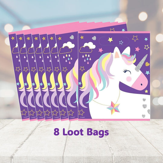 Unicorn Party Bundle: Stickers & Loot Bags - The Ultimate Celebration!
