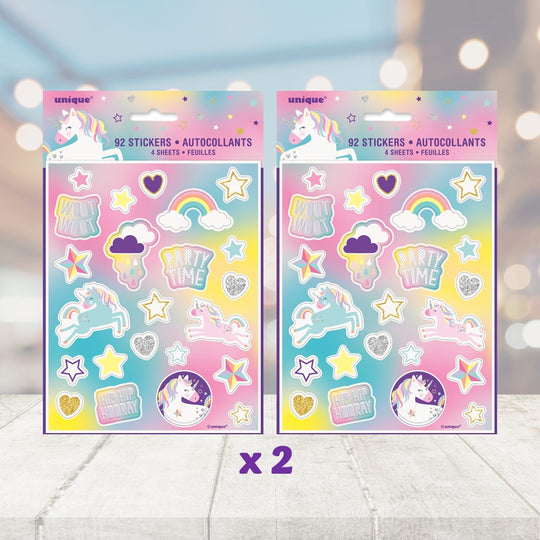 Unicorn Party Bundle: Stickers & Loot Bags - The Ultimate Celebration!