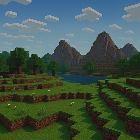 Minecraft Party Bundle: Plates, Napkins, Tablecloth - Ultimate Fun!