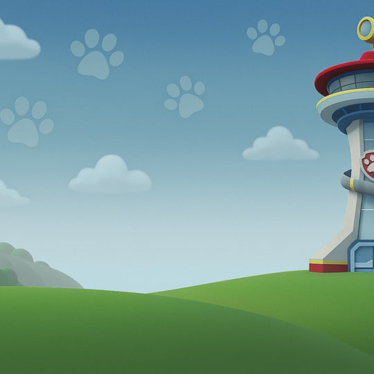 Paw Patrol Ultimate Party Bundle: Tablecloth & 92 Stickers - Effortless Fun!